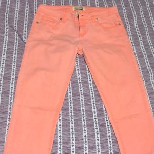 Neon Orange jeans